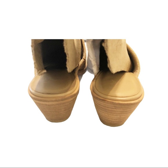 JOIE Aileen SUEDE TAN MULES 6.5 EUC - Picture 7 of 9